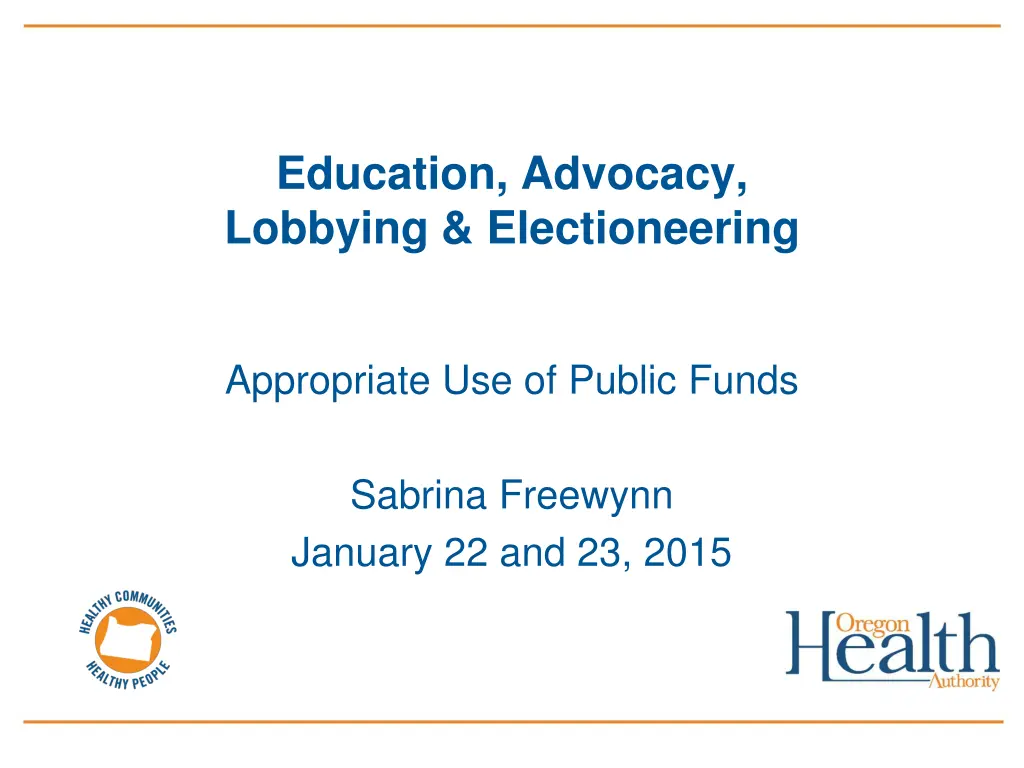 education advocacy lobbying electioneering