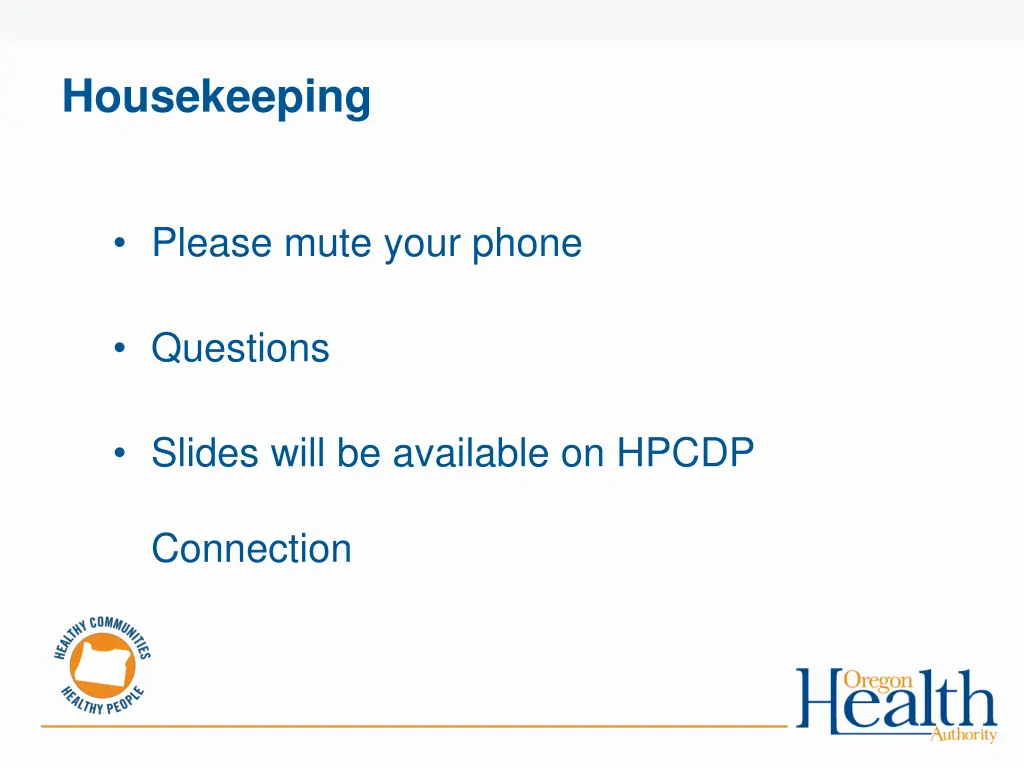 housekeeping