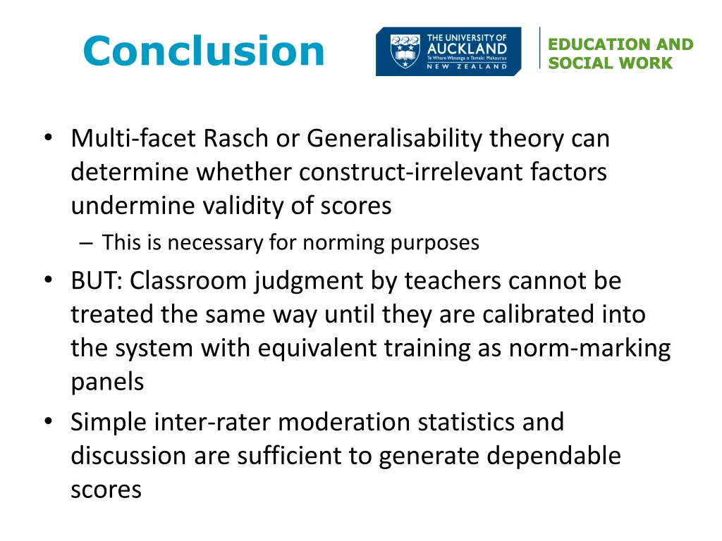 conclusion