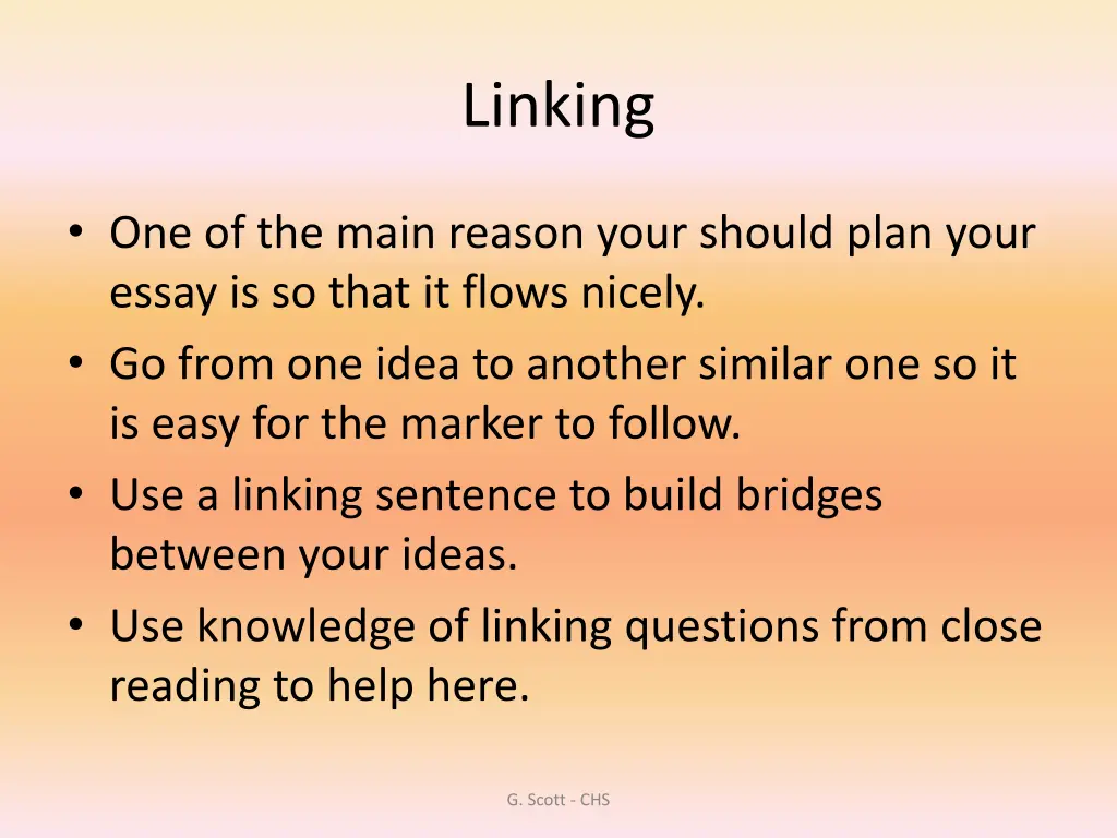 linking