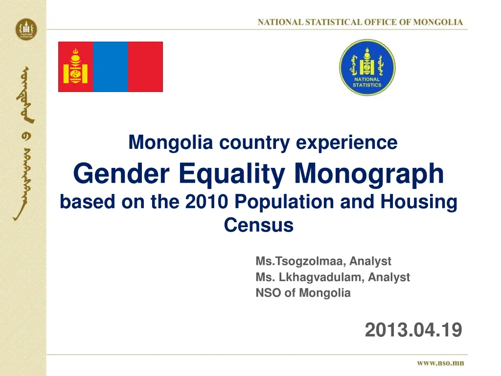 mongolia country experience gender equality