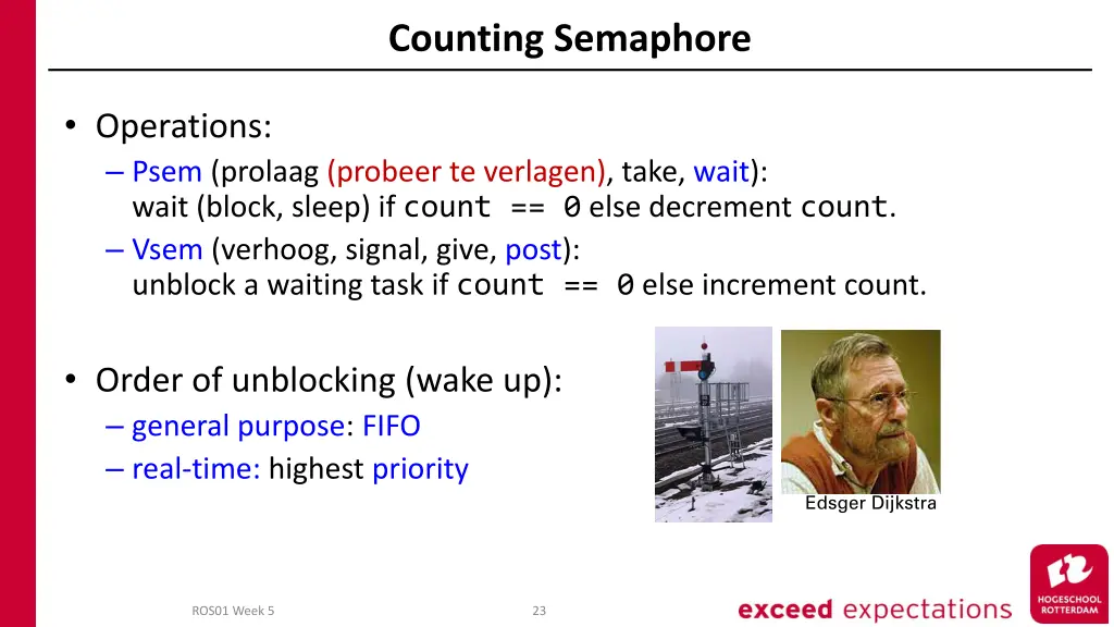 counting semaphore