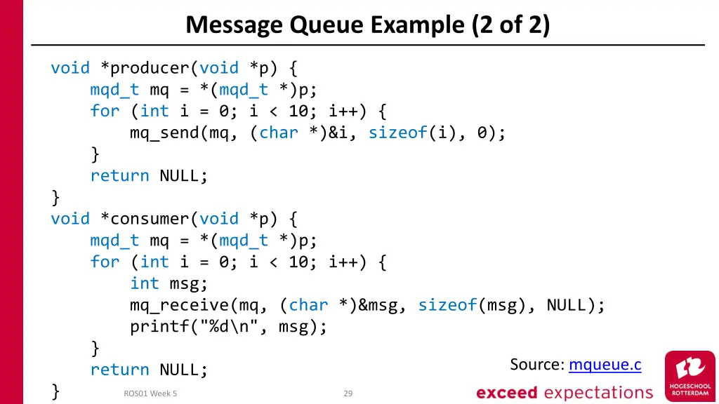 message queue example 2 of 2