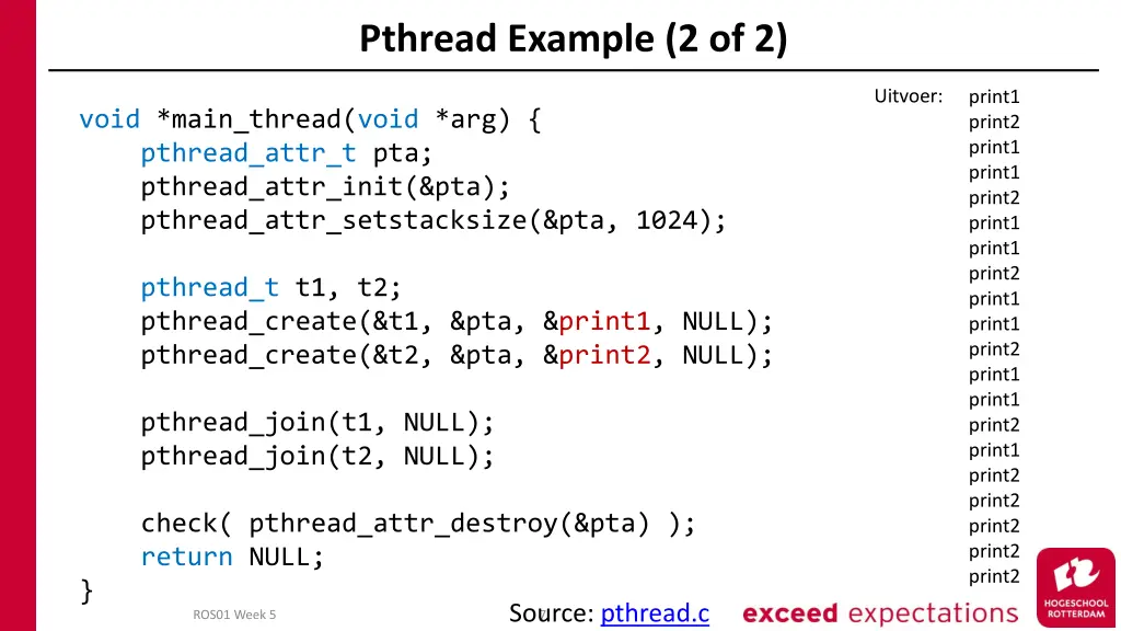 pthread example 2 of 2