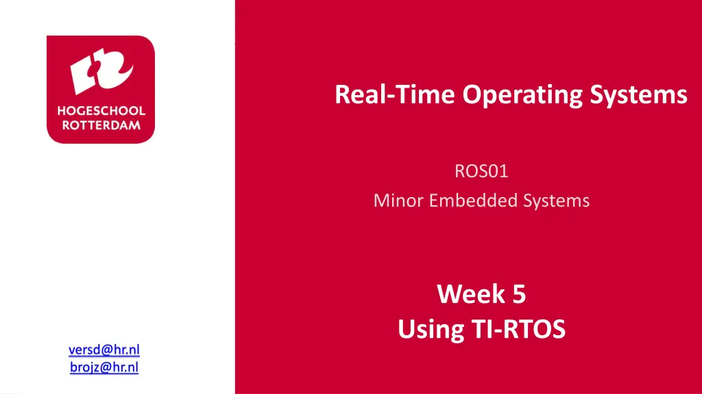 real time operating systems