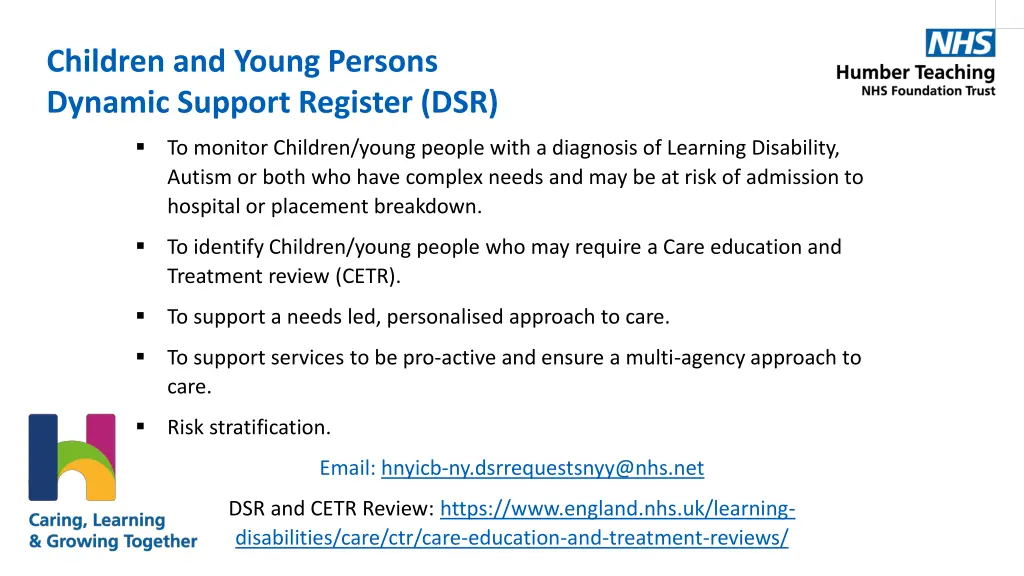 children and young persons dynamic support