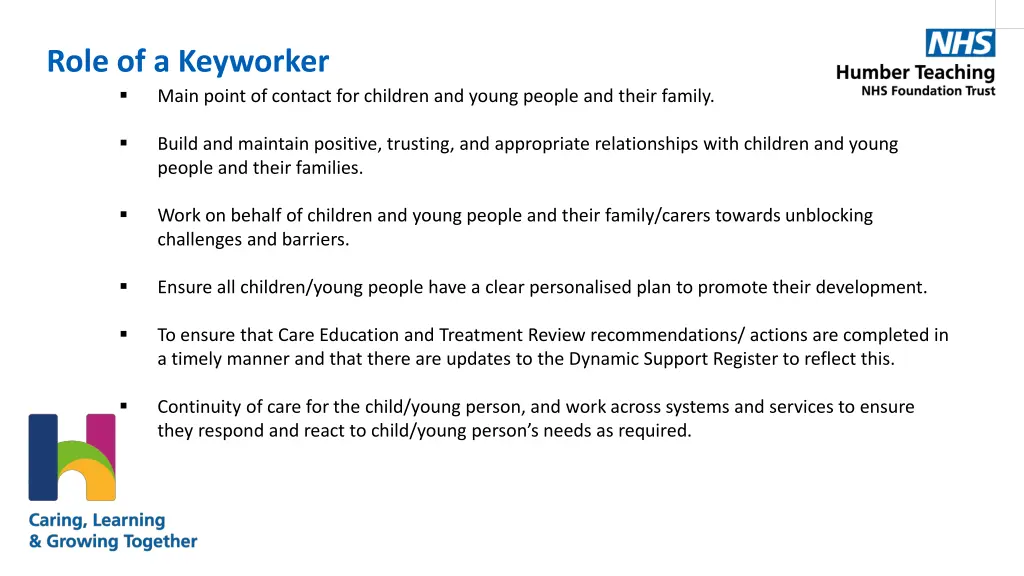 role of a keyworker