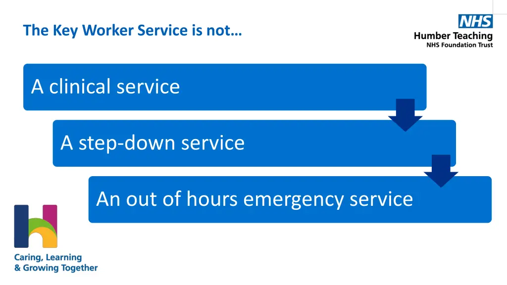 the key worker service is not