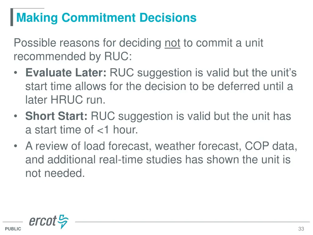 making commitment decisions 1