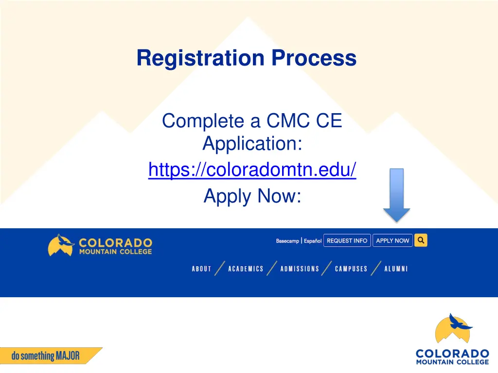 registration process