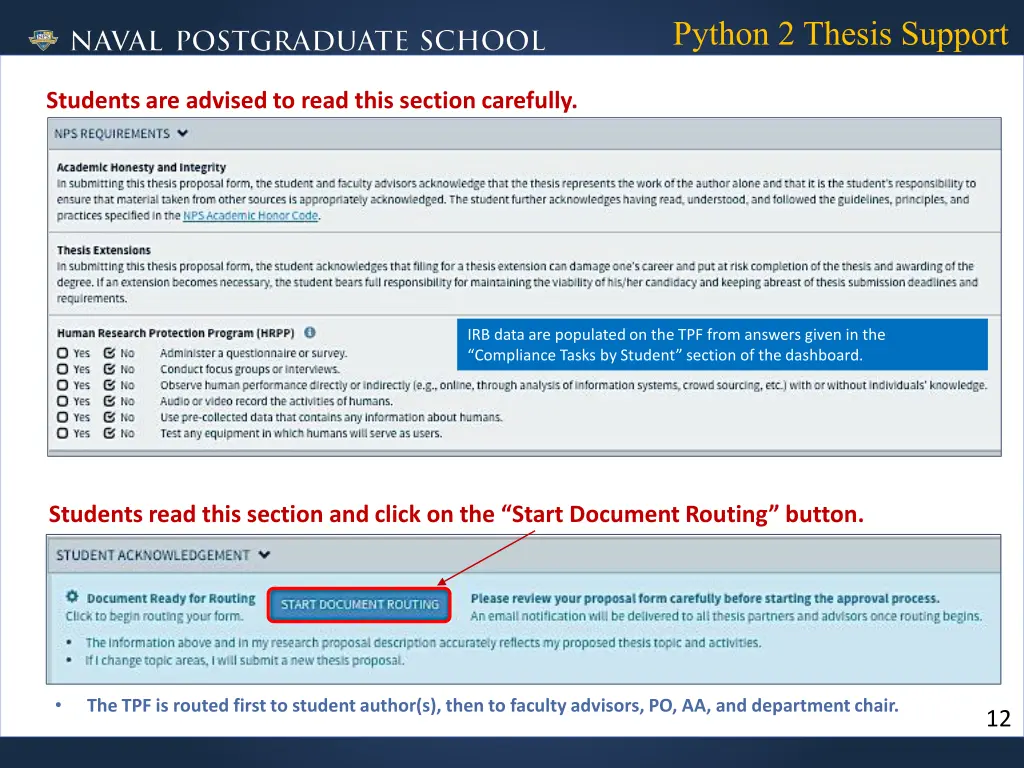 python 2 thesis support 12