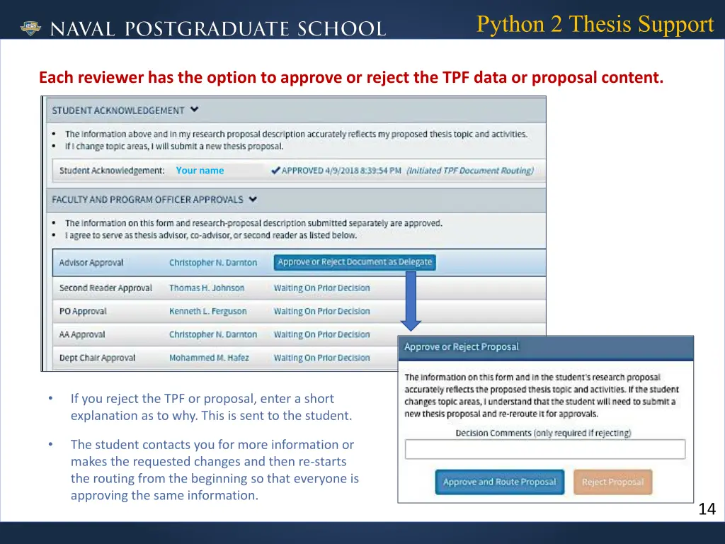 python 2 thesis support 14