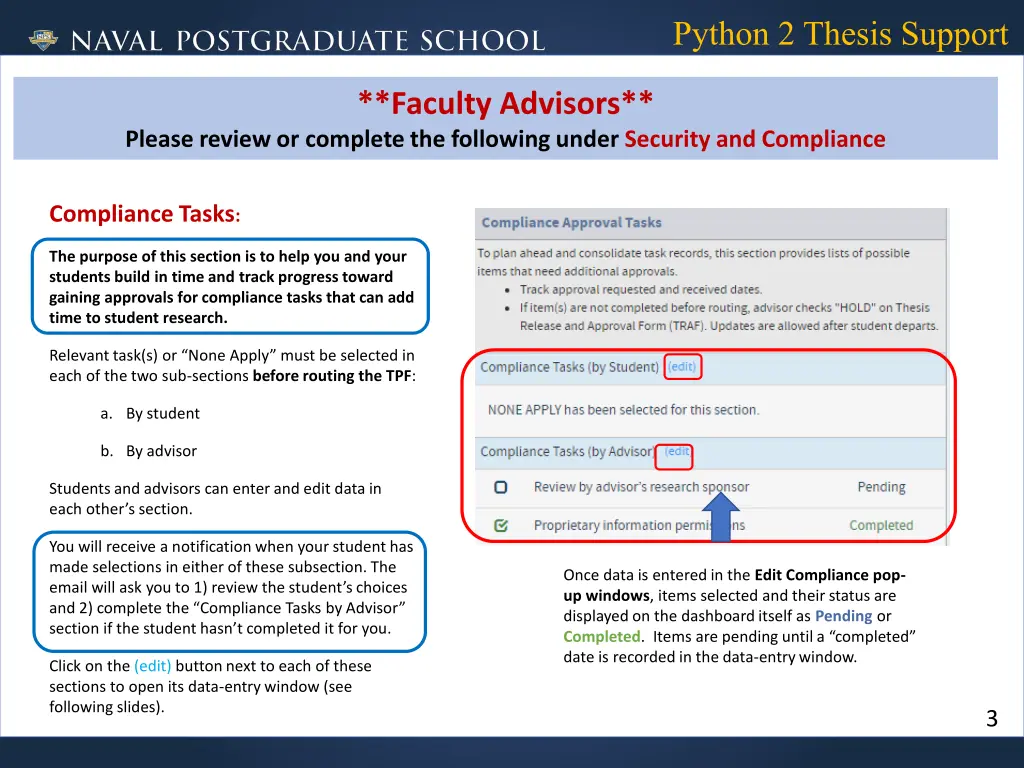 python 2 thesis support 3