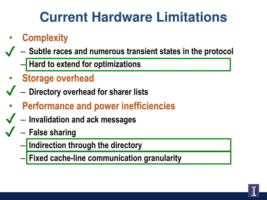 current hardware limitations 1