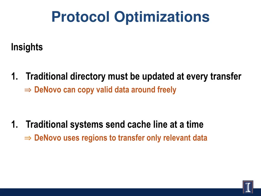 protocol optimizations