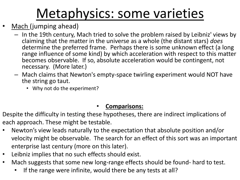 metaphysics some varieties 1
