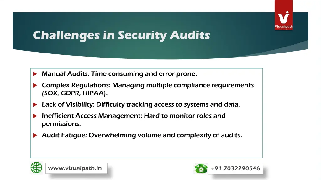 challenges in security audits