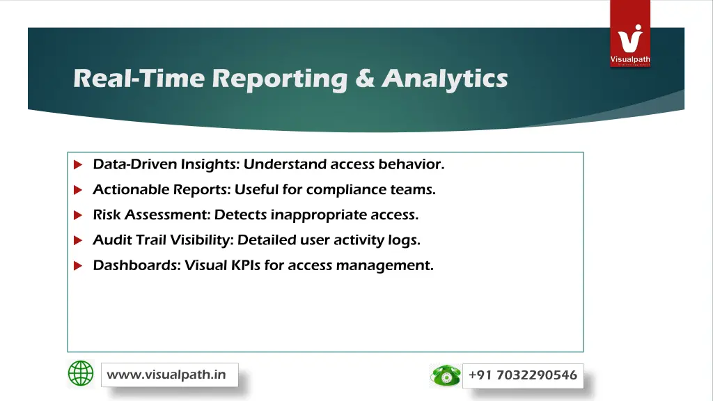 real time reporting analytics
