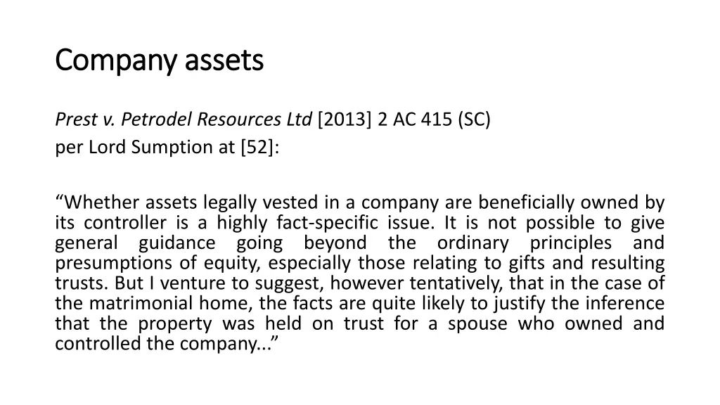 company assets company assets