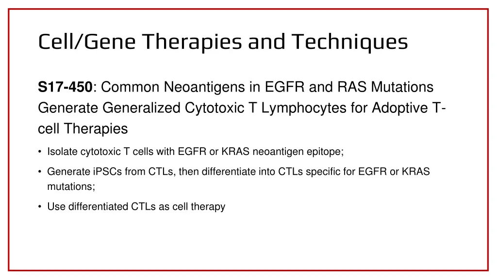 cell gene therapies and techniques 1