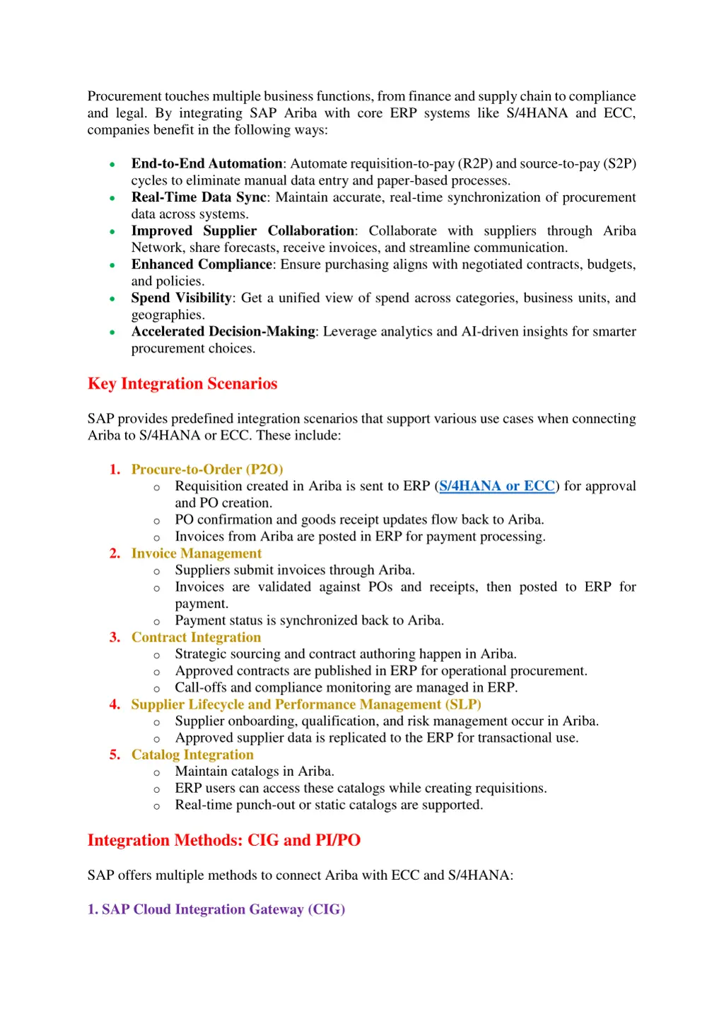 procurement touches multiple business functions