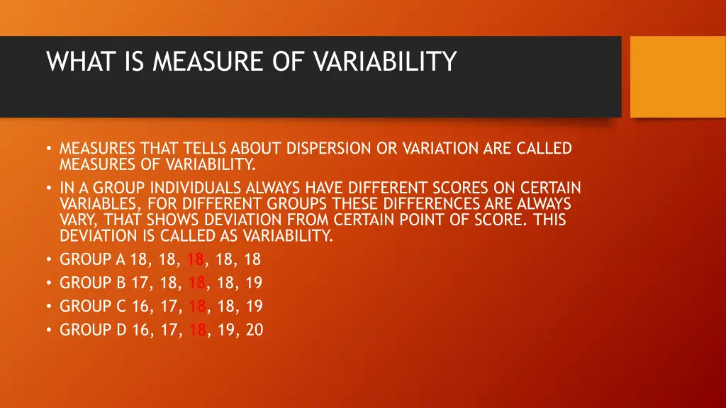 what is measure of variability