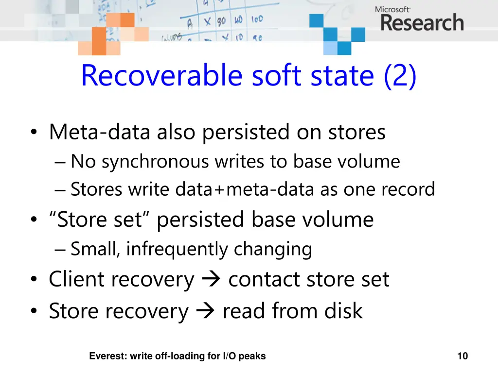 recoverable soft state 2