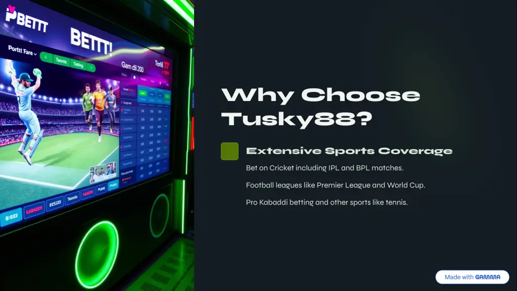 why choose tusky88