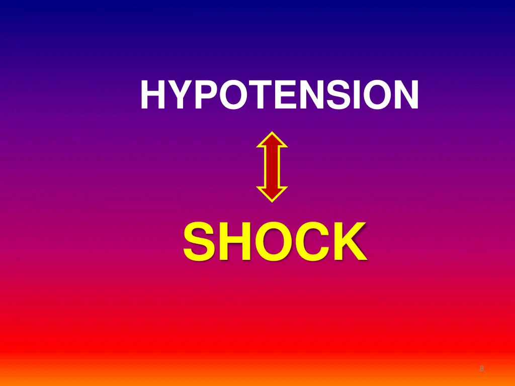 hypotension