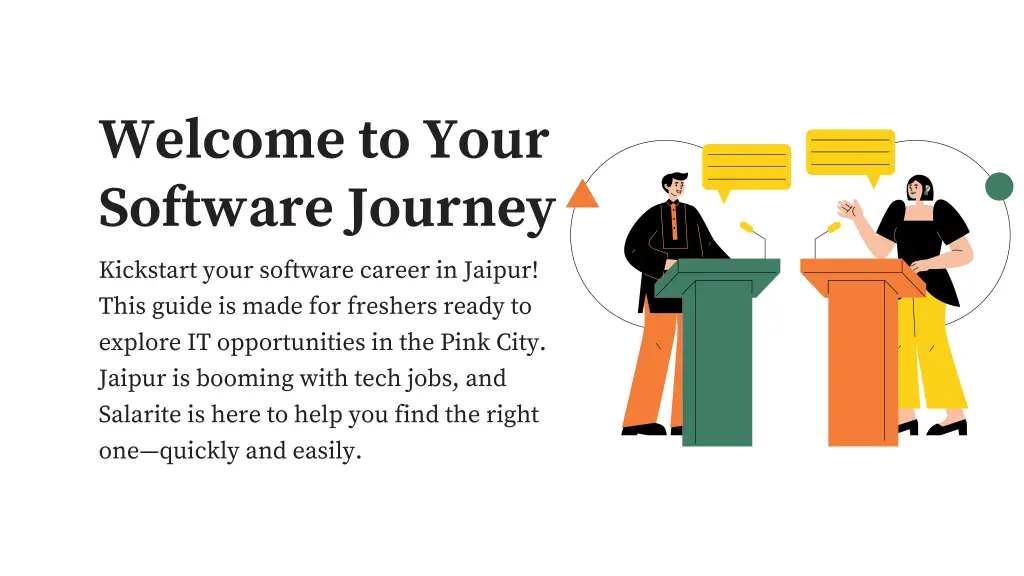 welcome to your software journey