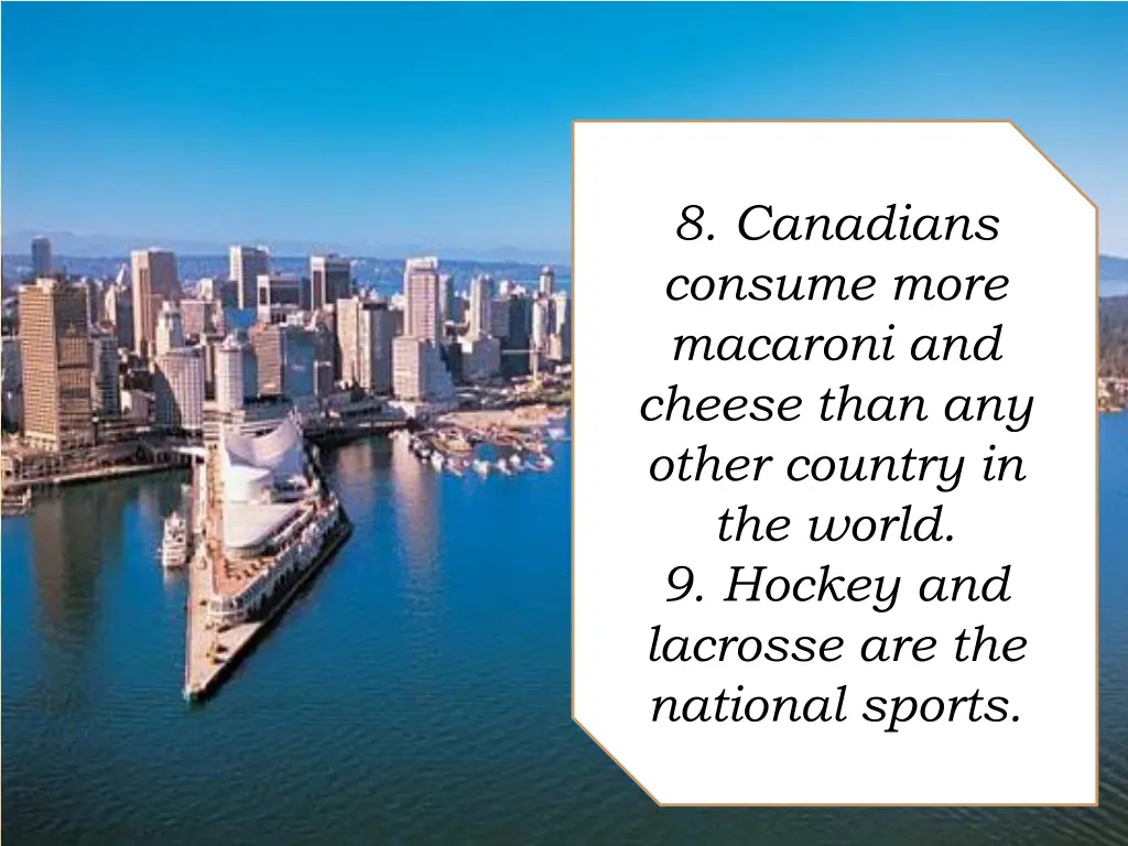 8 canadians consume more macaroni and cheese than