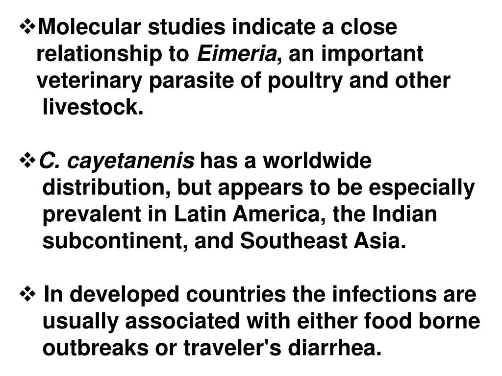 molecular studies indicate a close relationship