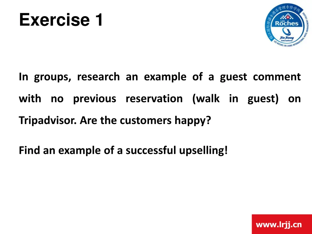 exercise 1