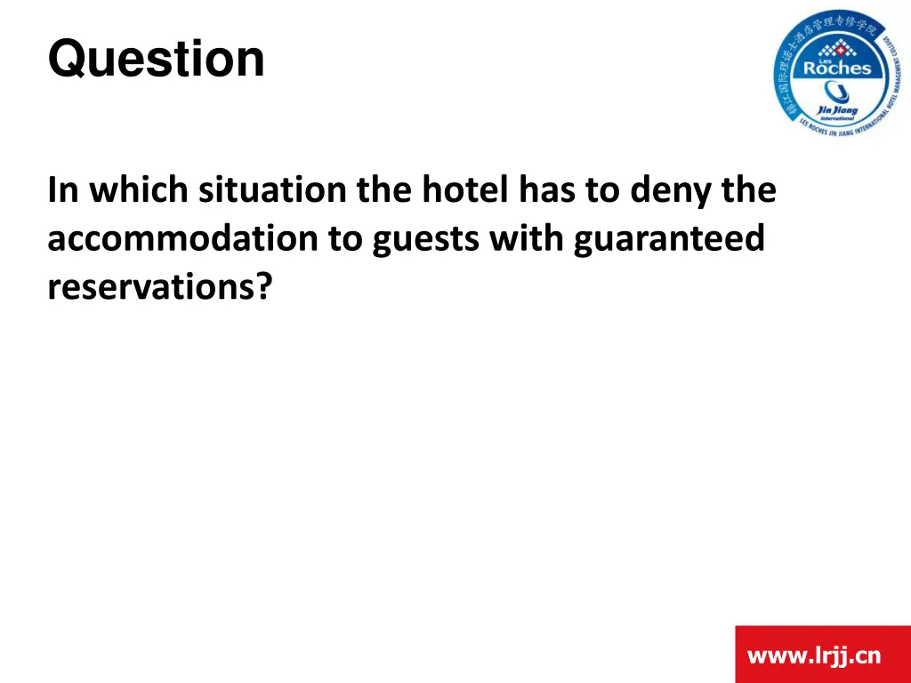question