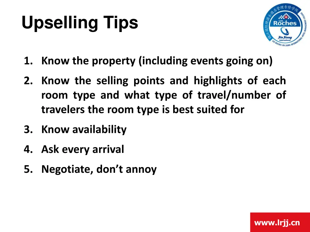 upselling tips
