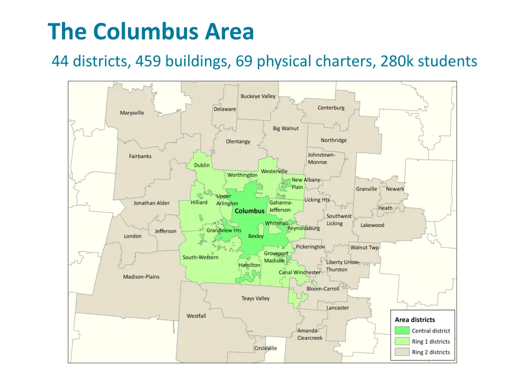 the columbus area 44 districts 459 buildings