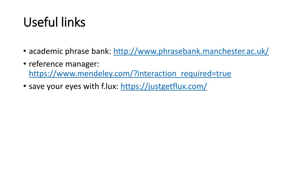 useful useful links
