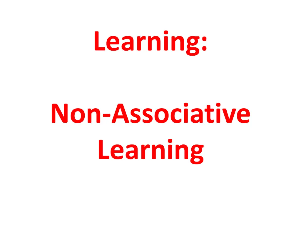 learning