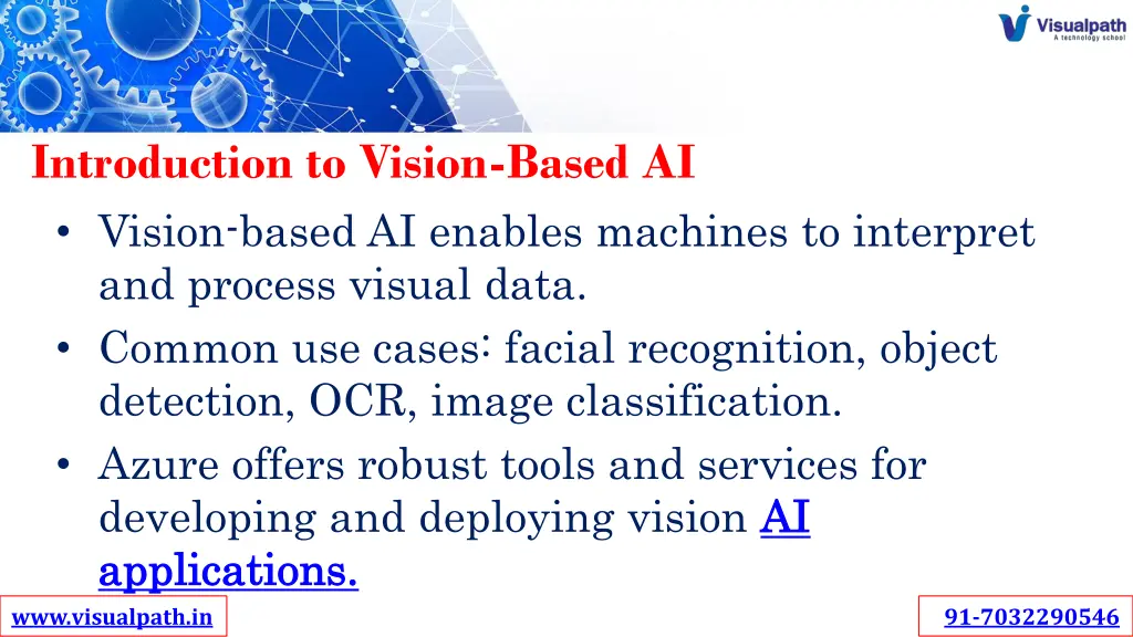 introduction to vision based ai vision based