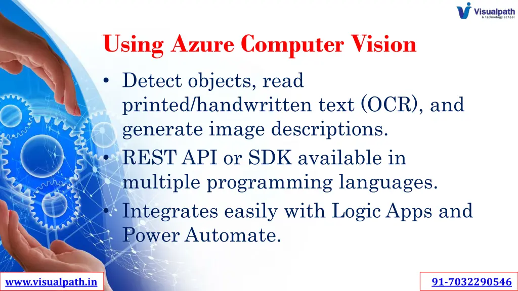 using azure computer vision detect objects read