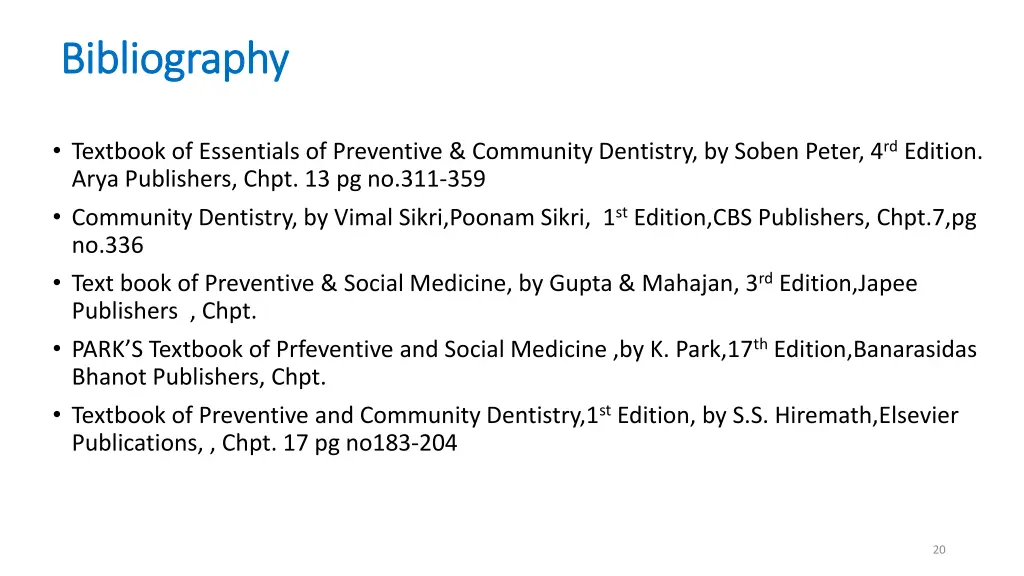 bibliography bibliography