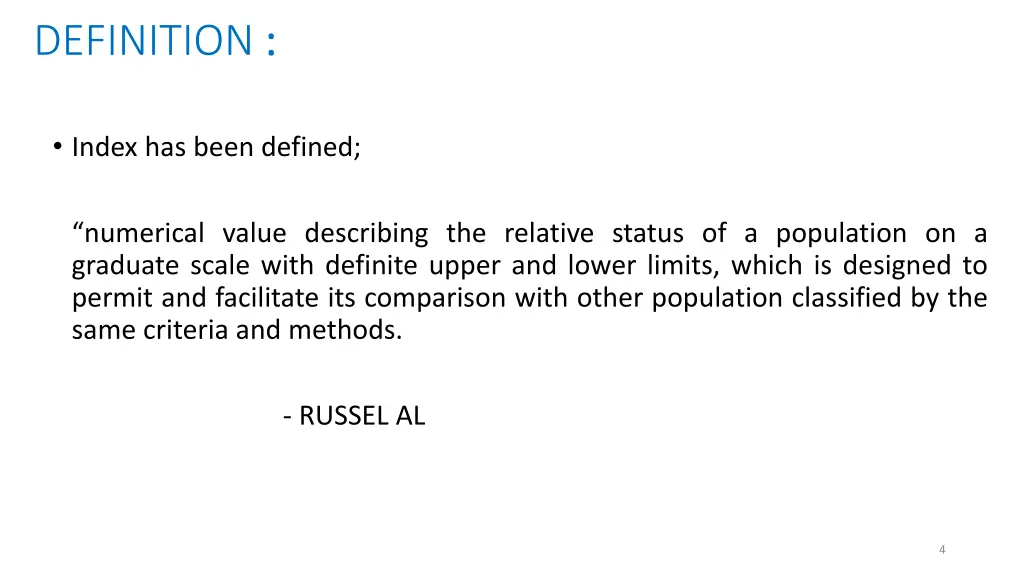 definition