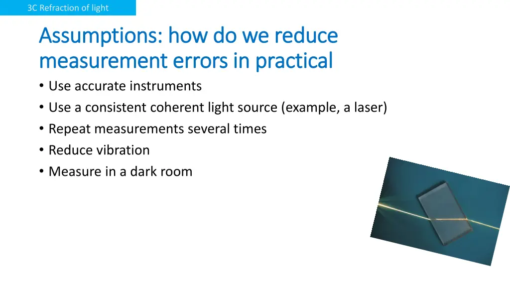 3c refraction of light 10