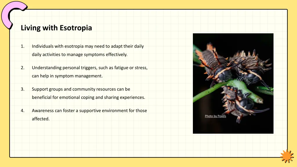 living with esotropia