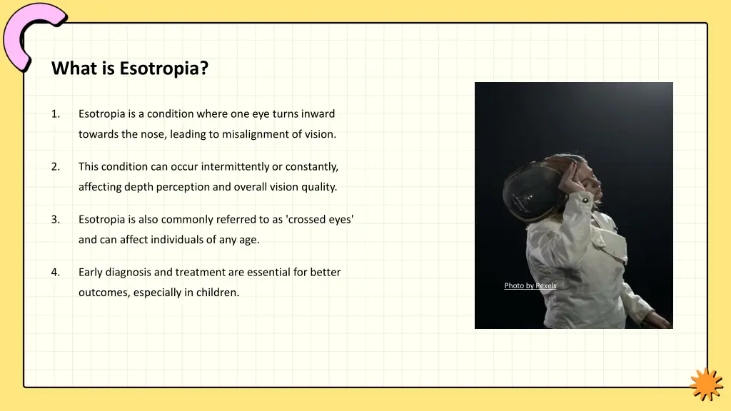 what is esotropia