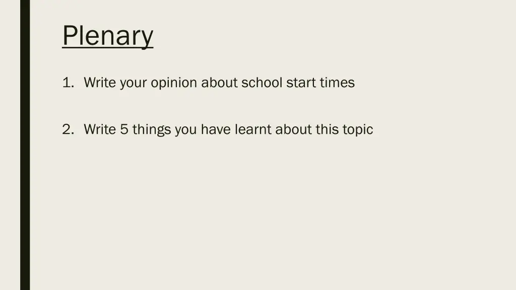 plenary