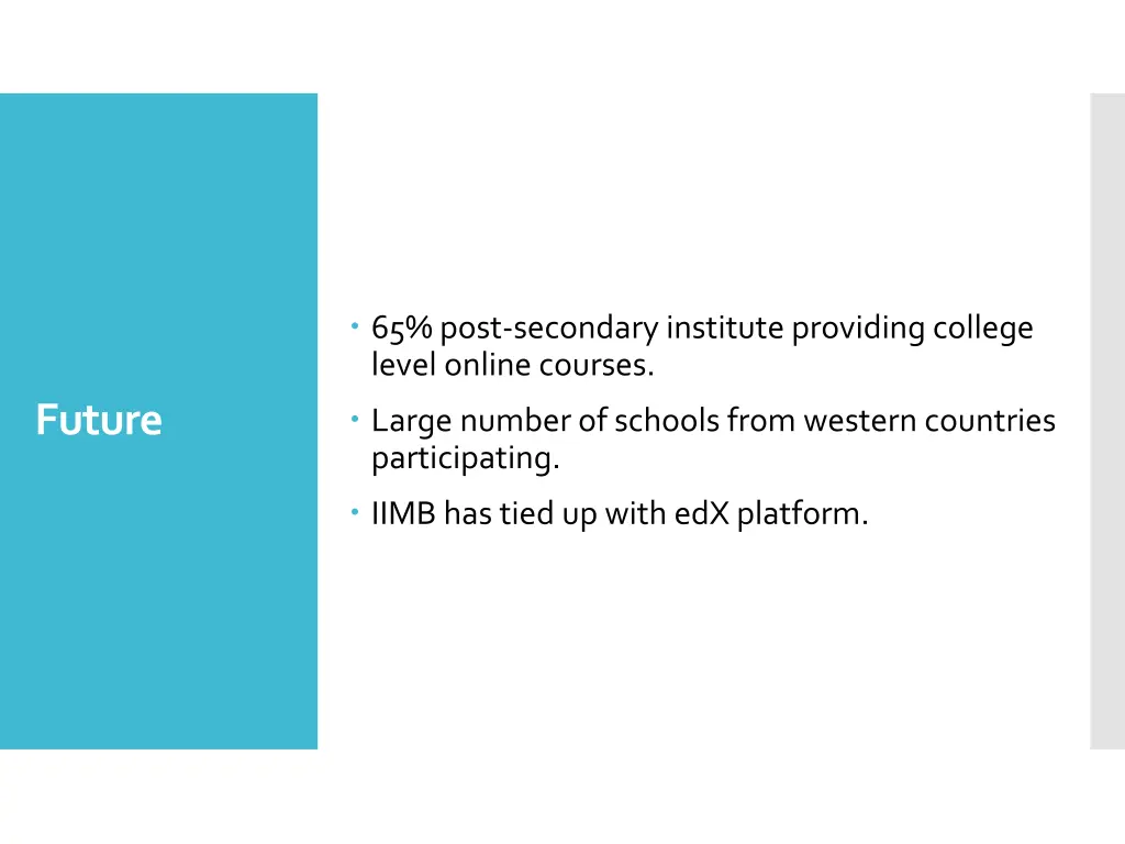 65 post secondary institute providing college