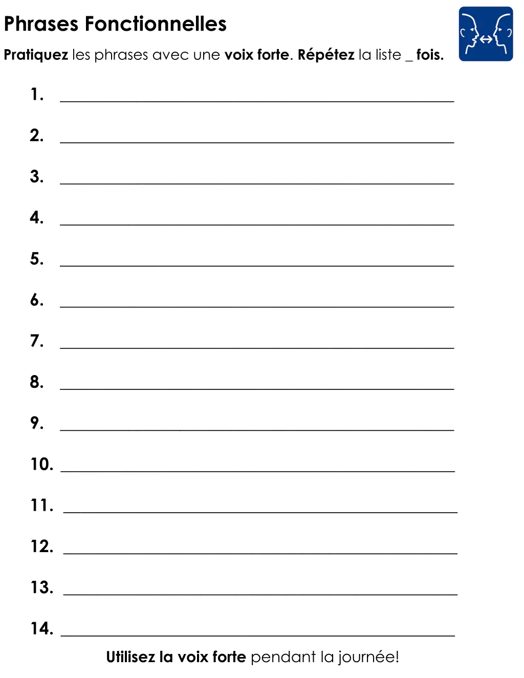 phrases fonctionnelles