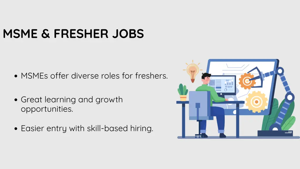 msme fresher jobs