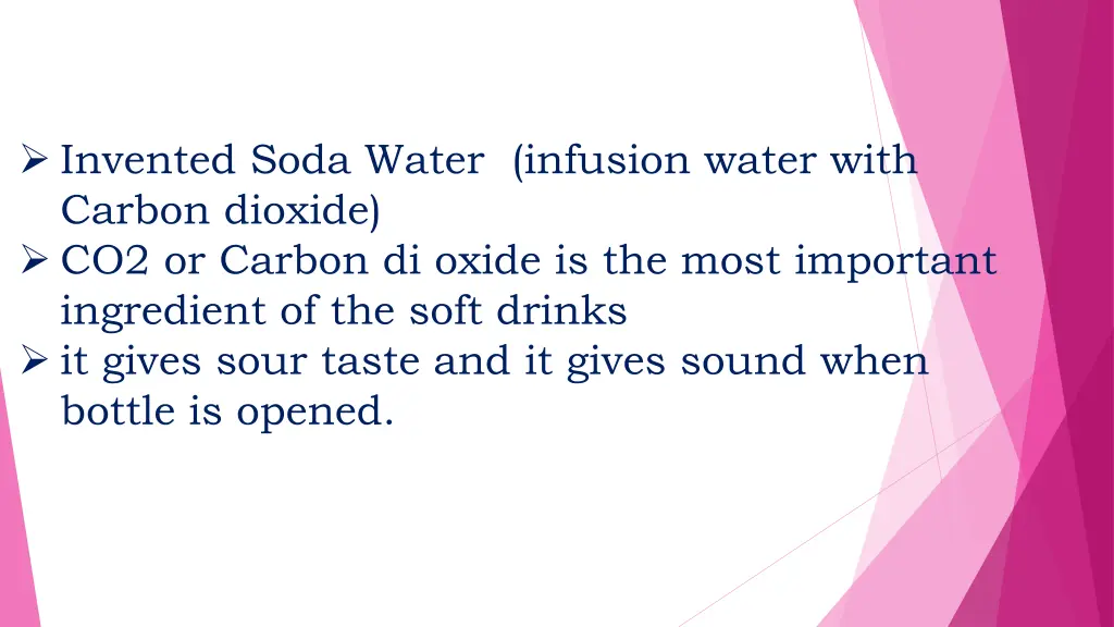 invented soda water infusion water with carbon